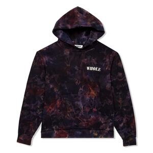 Whole Purple Rain Hoodie Sweatshirt Tie-Dye SM
